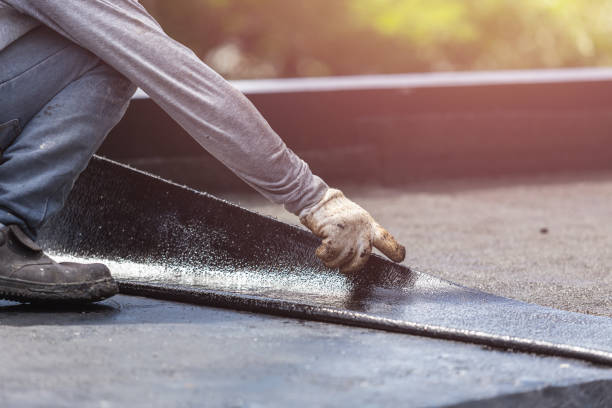Professional Basement Waterproofing technician working in Culpeper, VA